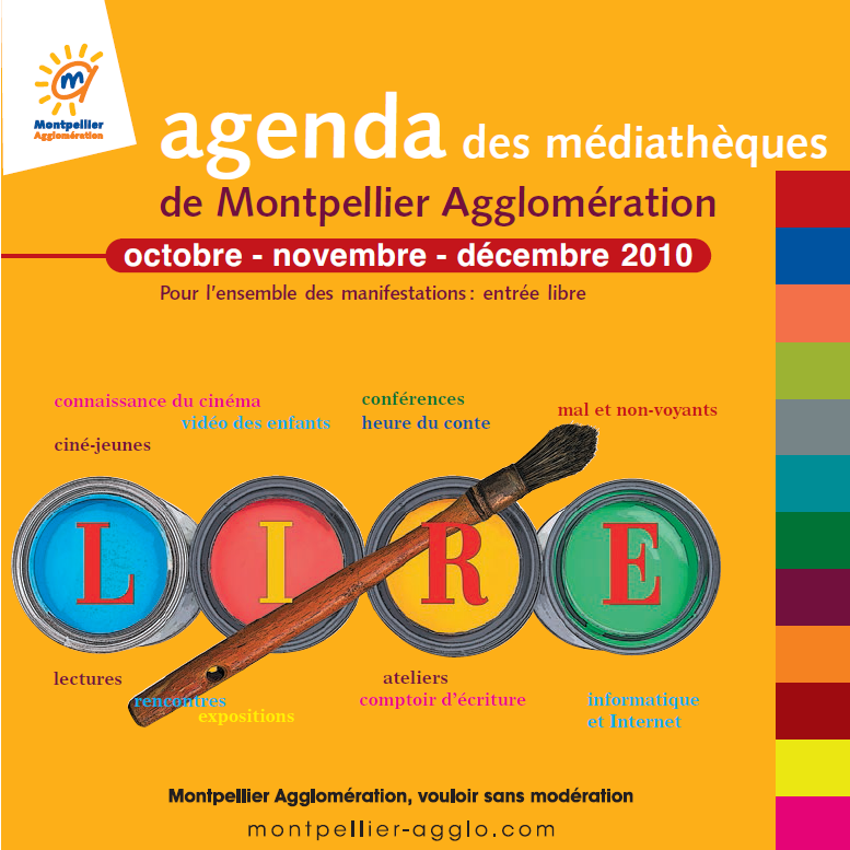 Agenda des Médiathèques Montpellier Agglomération 4 Trimestre 2010