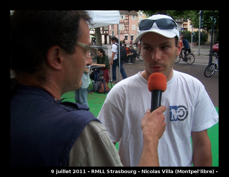 RMLL 2011 Strasbourg – Arrivée sous le soleil