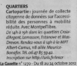 La Gazette : Journée de collecte citoyenne