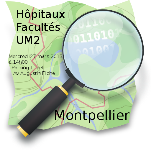 Cartopartie participative Montpellier Hôpitaux-Facultés et Université Montpellier 2
