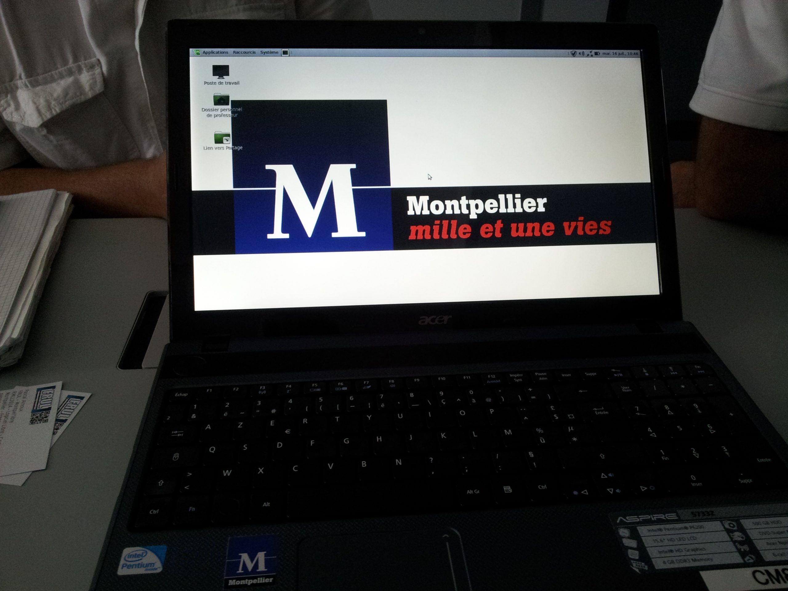 Réunion de travail et présentation des RMLL2014 à la DSI de la Ville de Montpellier