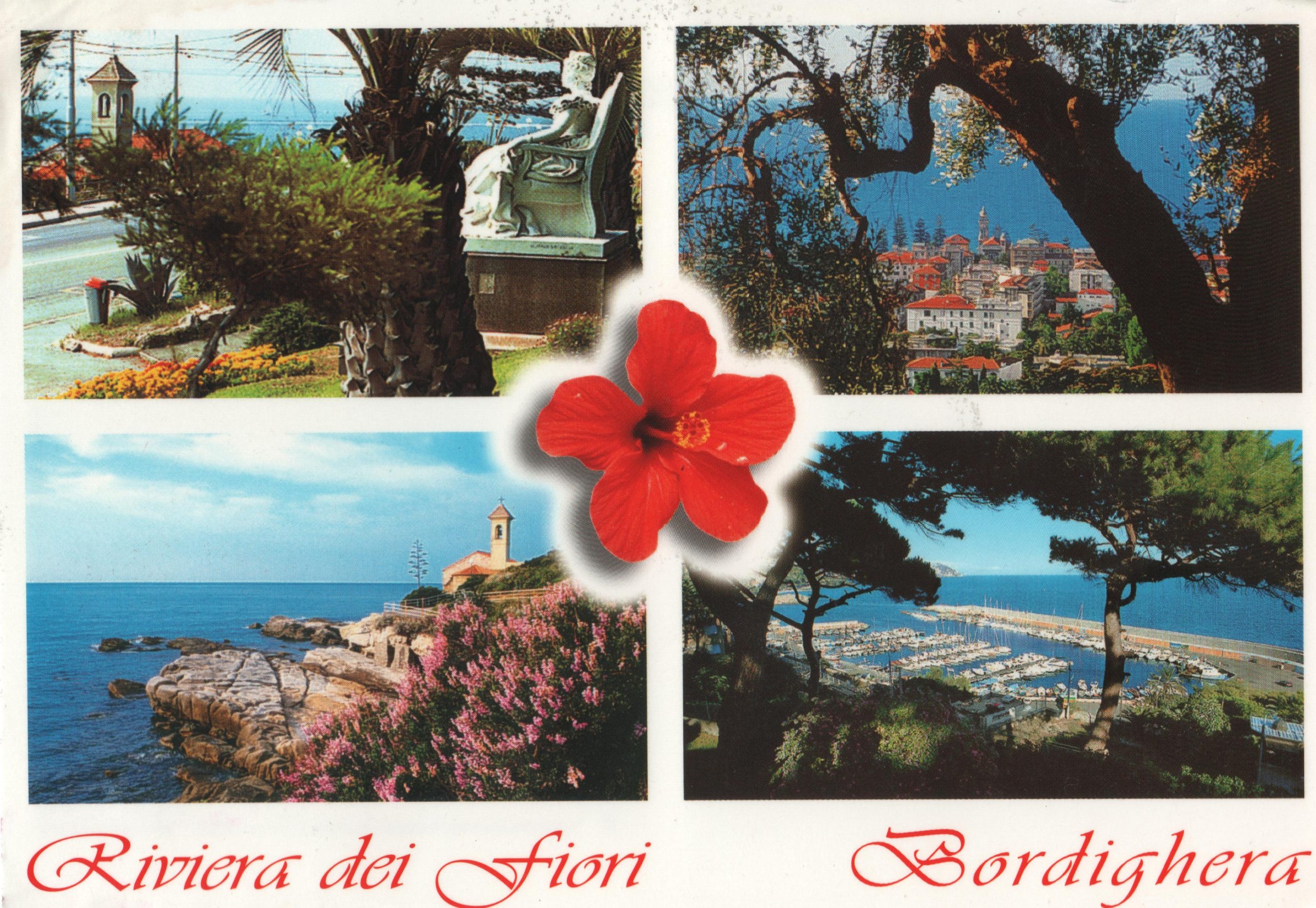 L’asso reçoit du courrier en Bordighera en Italie