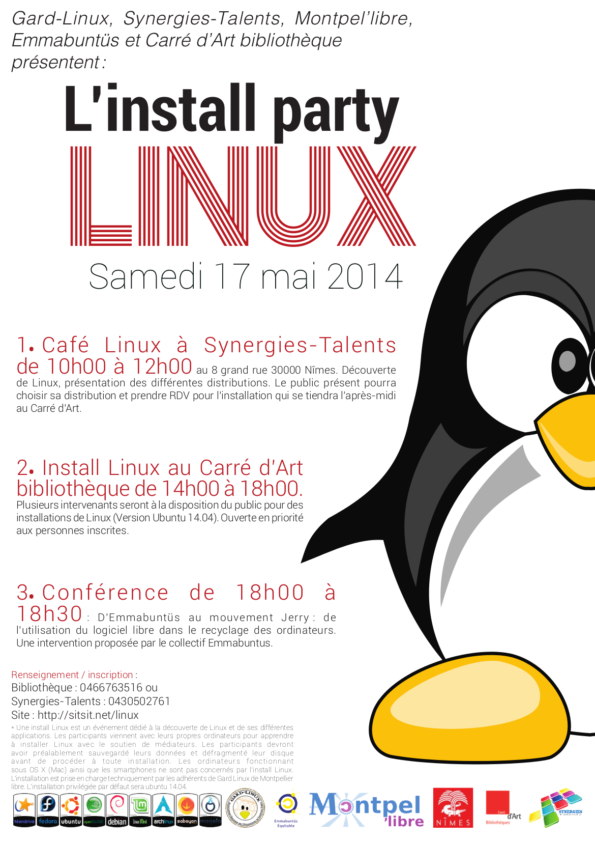 Journée Libre & Linux à Nîmes – Mai 2014