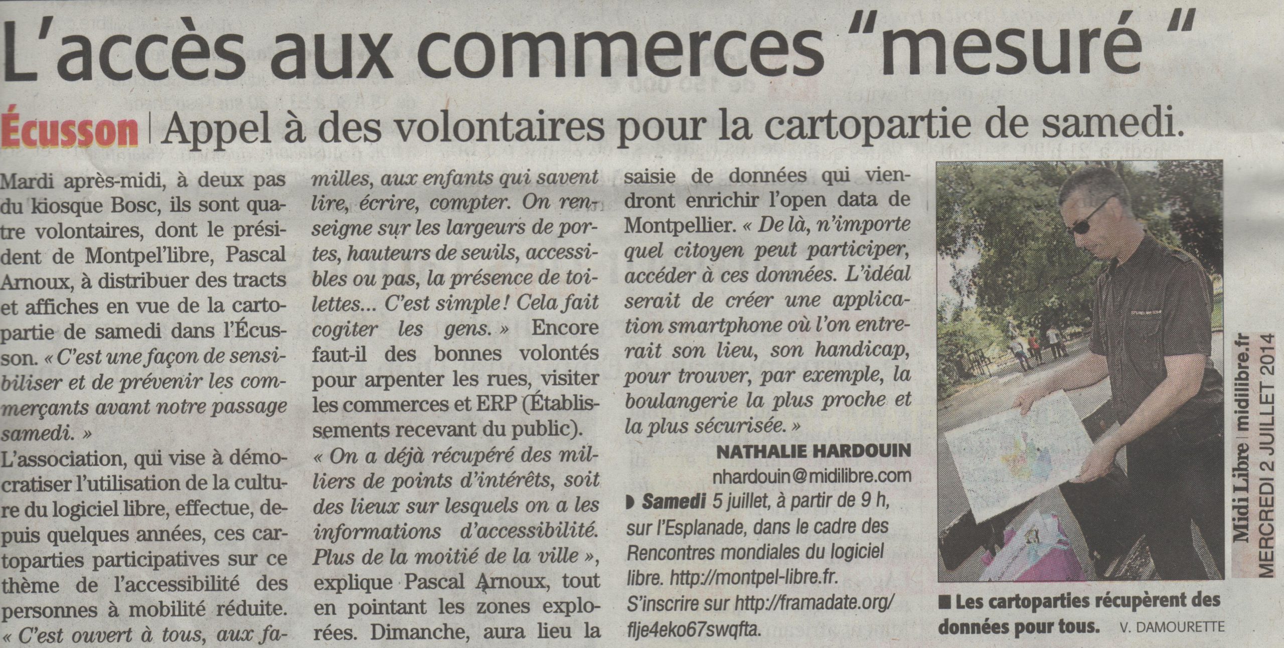 Midi Libre : L&rsquo;accès aux commerces « mesuré »