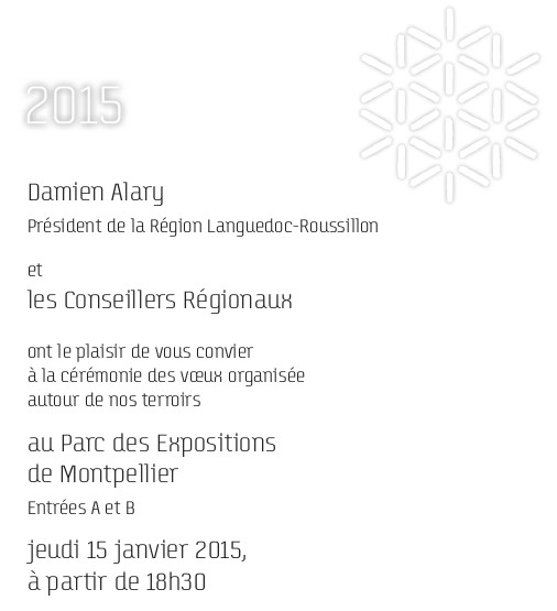 Cérémonie des Vœux 2015 de la Région Languedoc-Roussillon