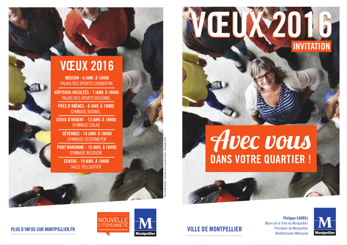 Cérémonie des Vœux 2016 de la ville de Montpellier