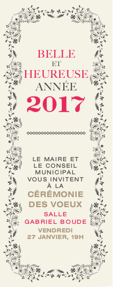 Cérémonie des Vœux 2017 de la Ville de Jacou