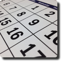 Agenda | Calendrier 1 Semestre | France | 2018-1S