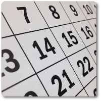 Agenda | Calendrier 1 Semestre | Monde | 2021-1S